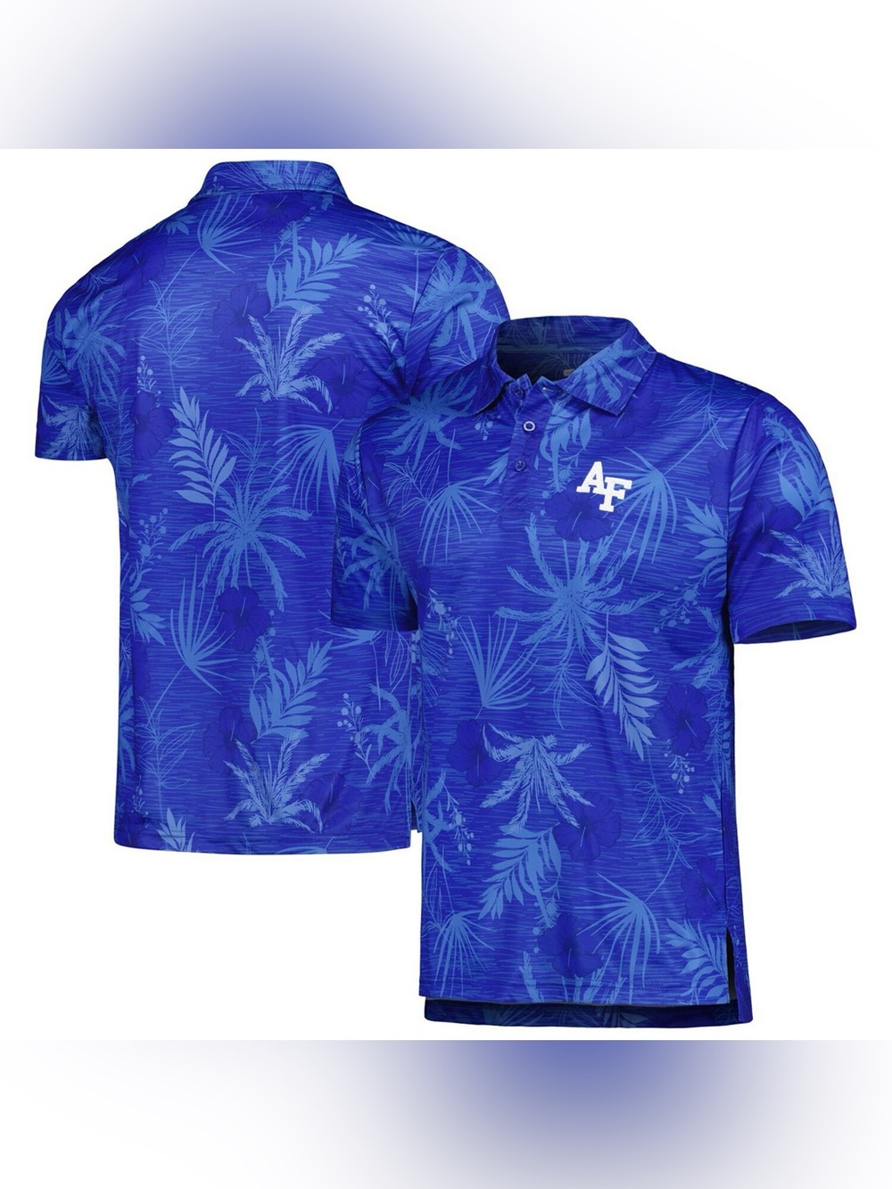 Men's Colosseum Royal Air Force Falcons Palms Team Polo
